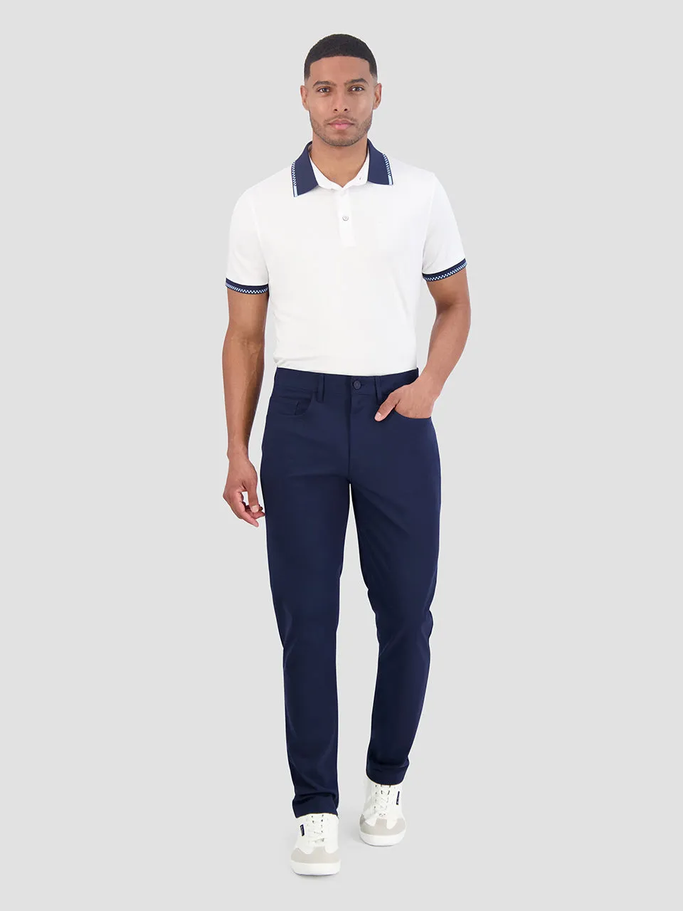 4Way Stretch Tech Pants Long - Navy