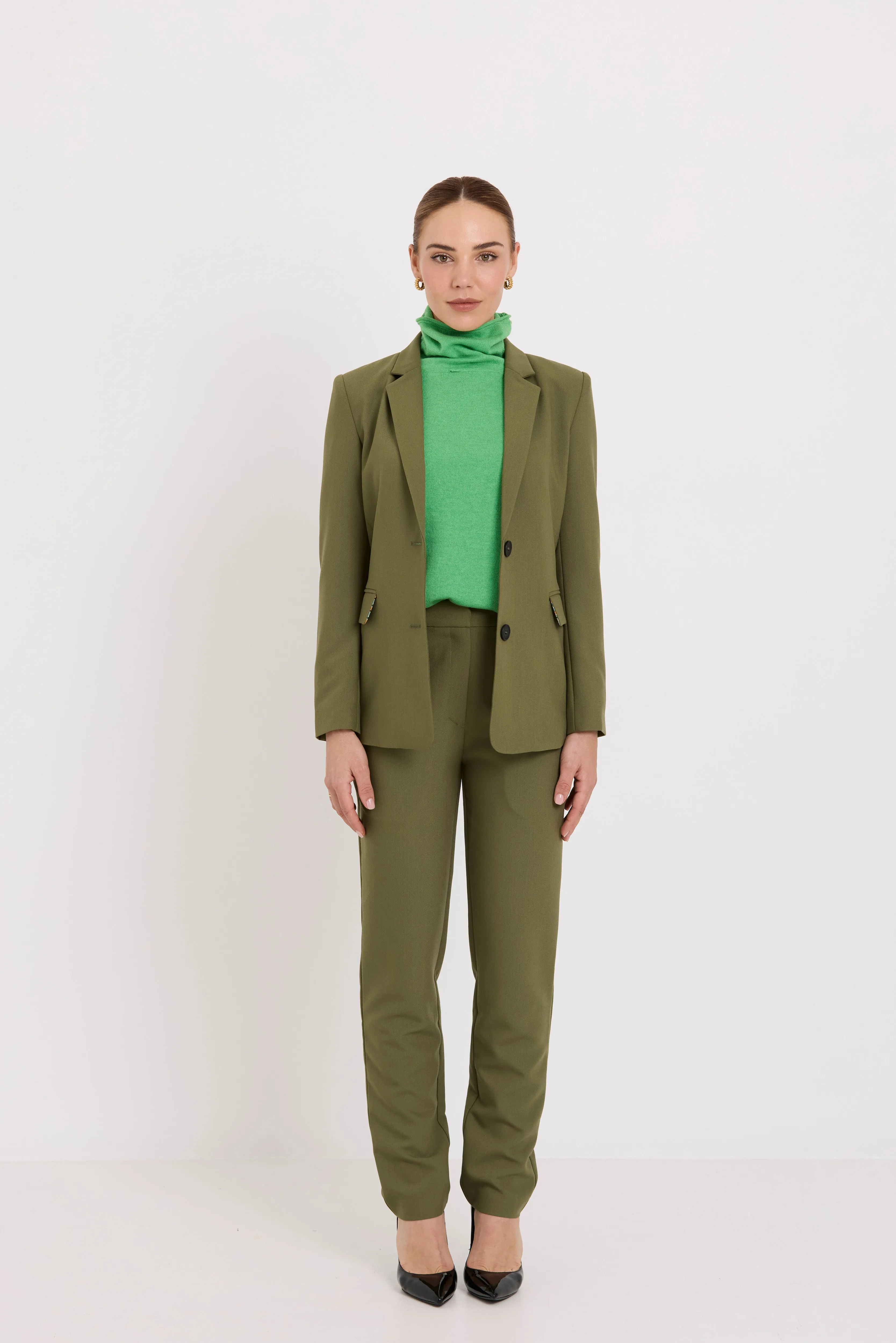 88 Pants | Olive Suiting