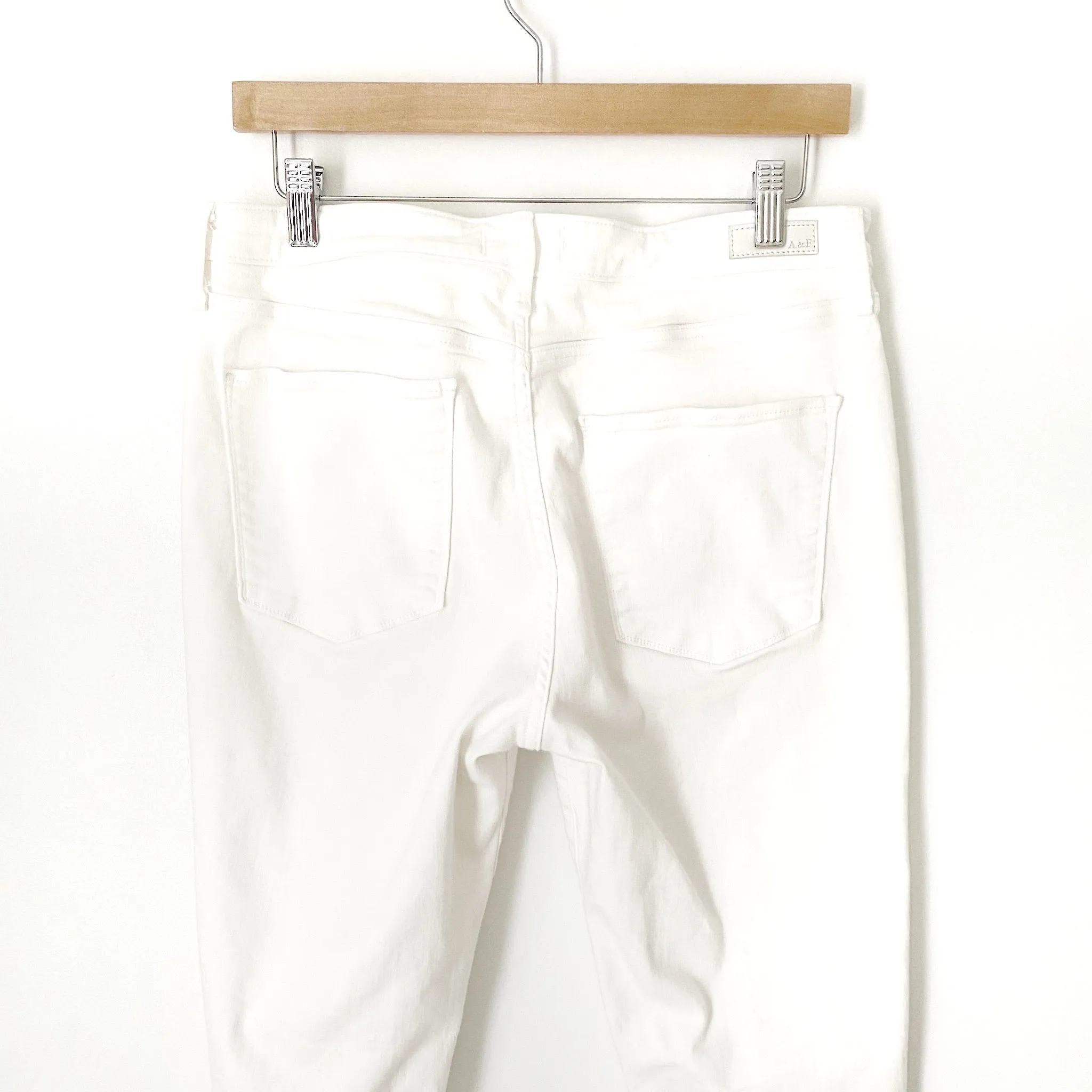 Abercrombie&fitch White “Simone High Rise Super Skinny” Jeans- Size 32 (Inseam 27” see notes)