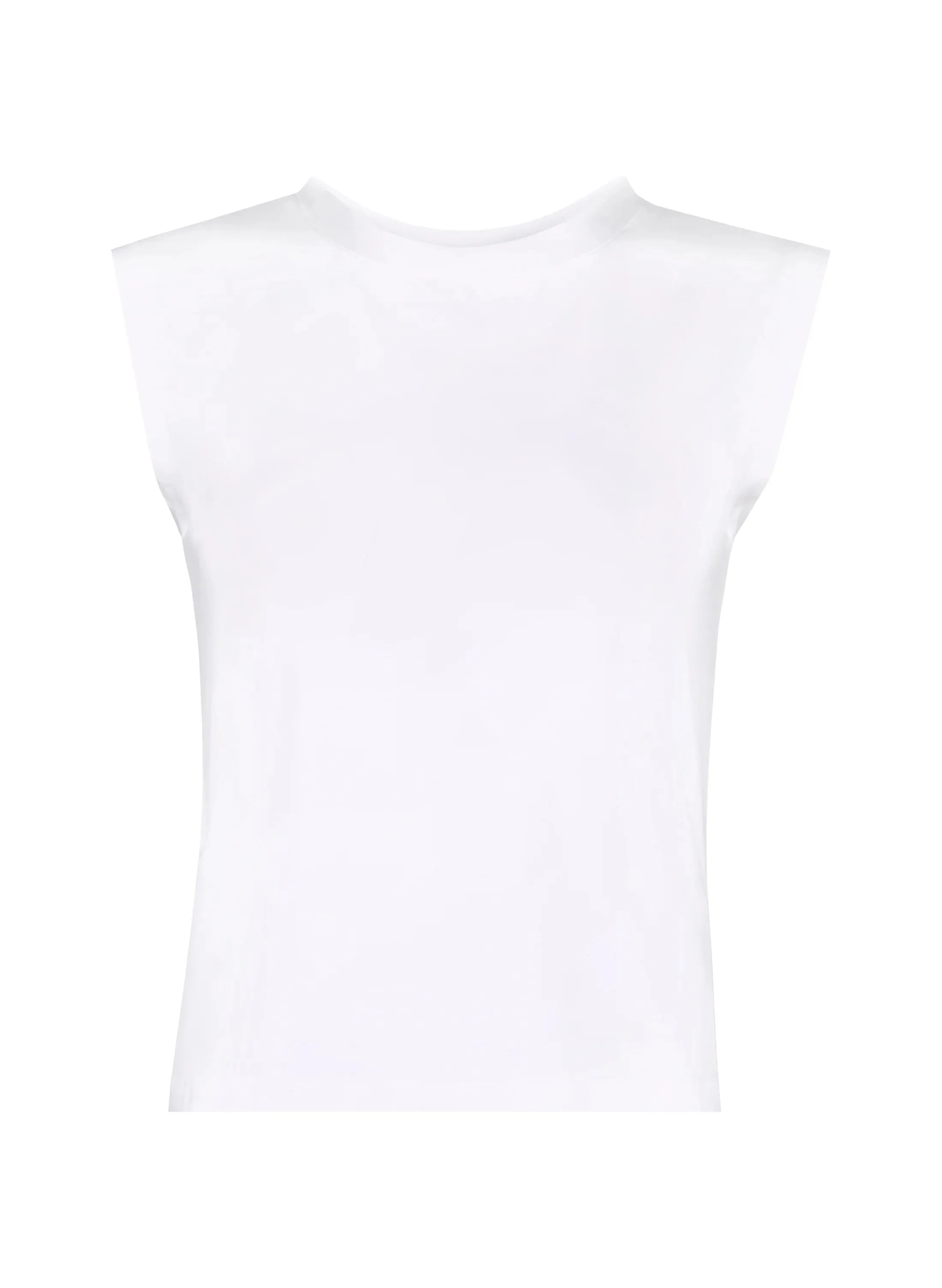 Amber Organic Cotton Top | Pure White