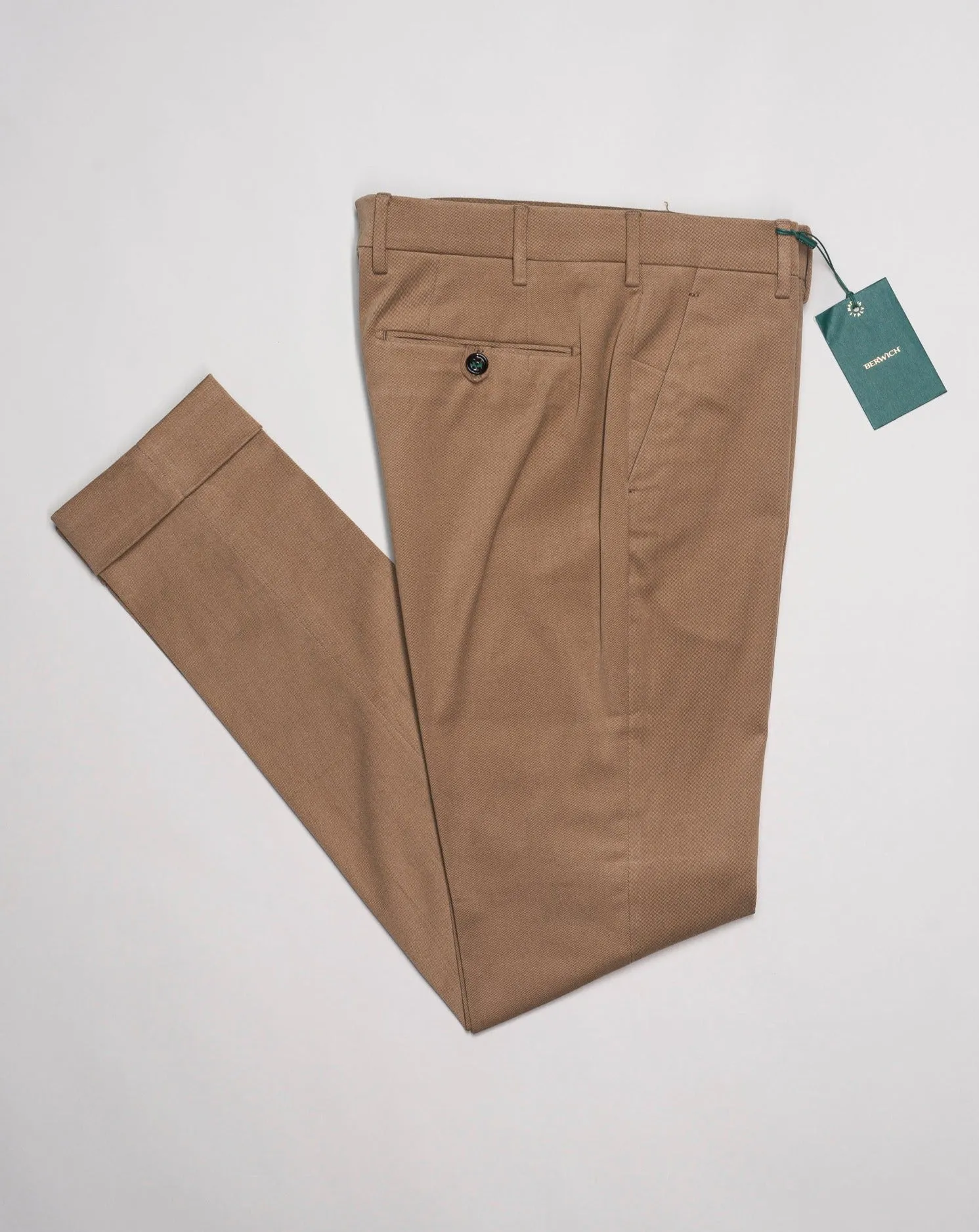 Berwich Morello Chinos / Brown Beige