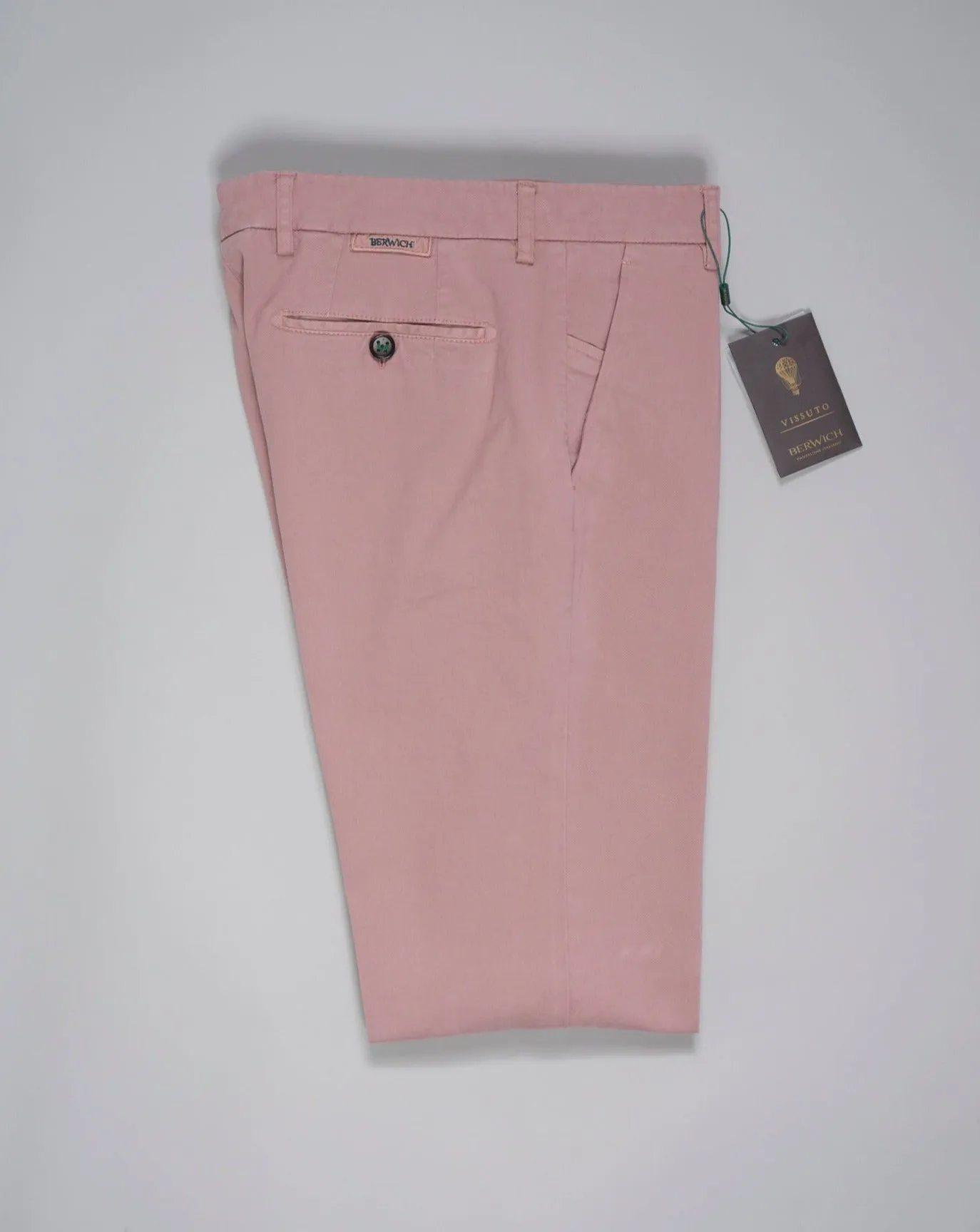 Berwich Morello Garment Dyed Chinos / Cipria