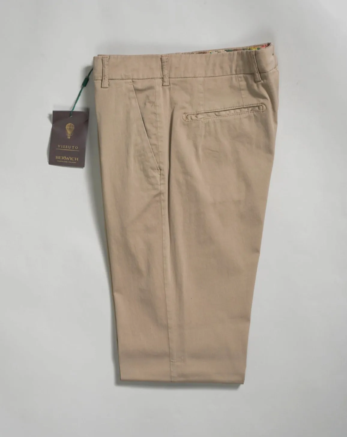 Berwich Morello Garment Dyed Chinos / Sabbia