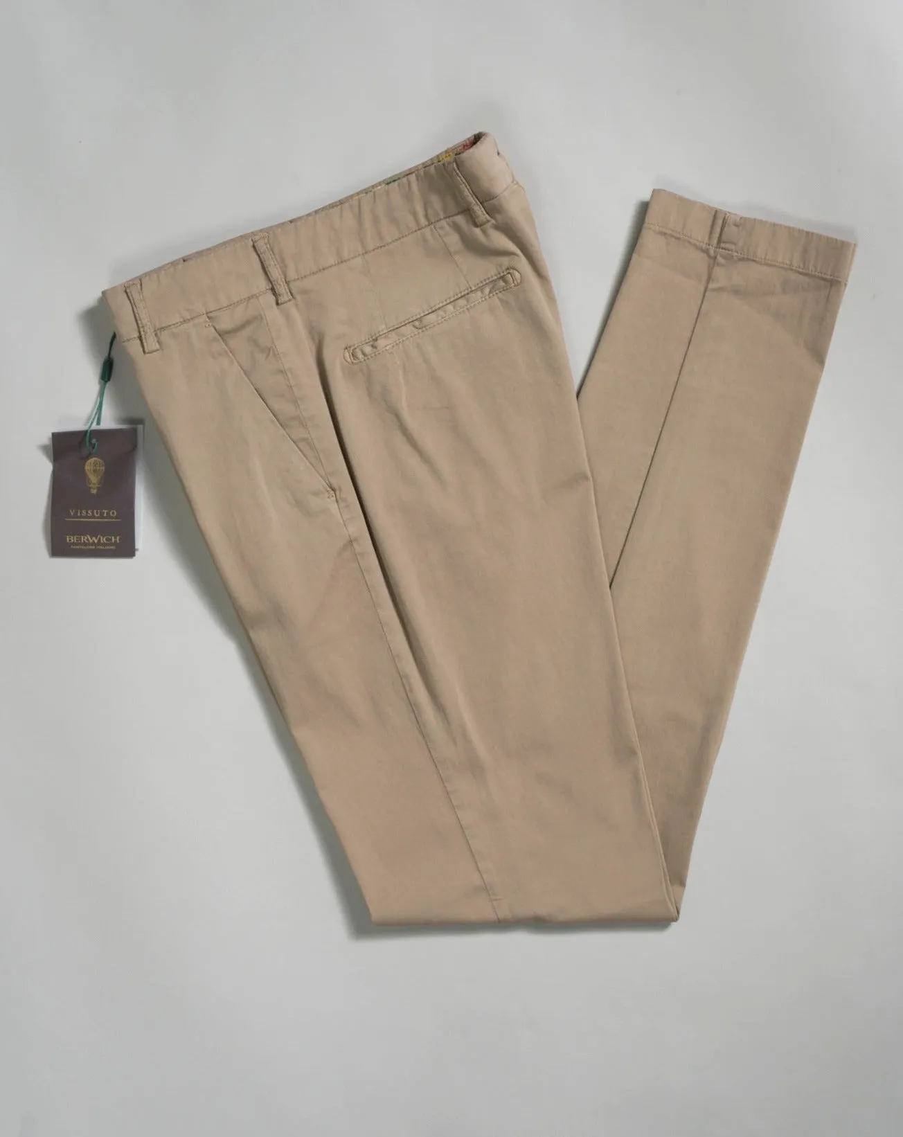 Berwich Morello Garment Dyed Chinos / Sabbia