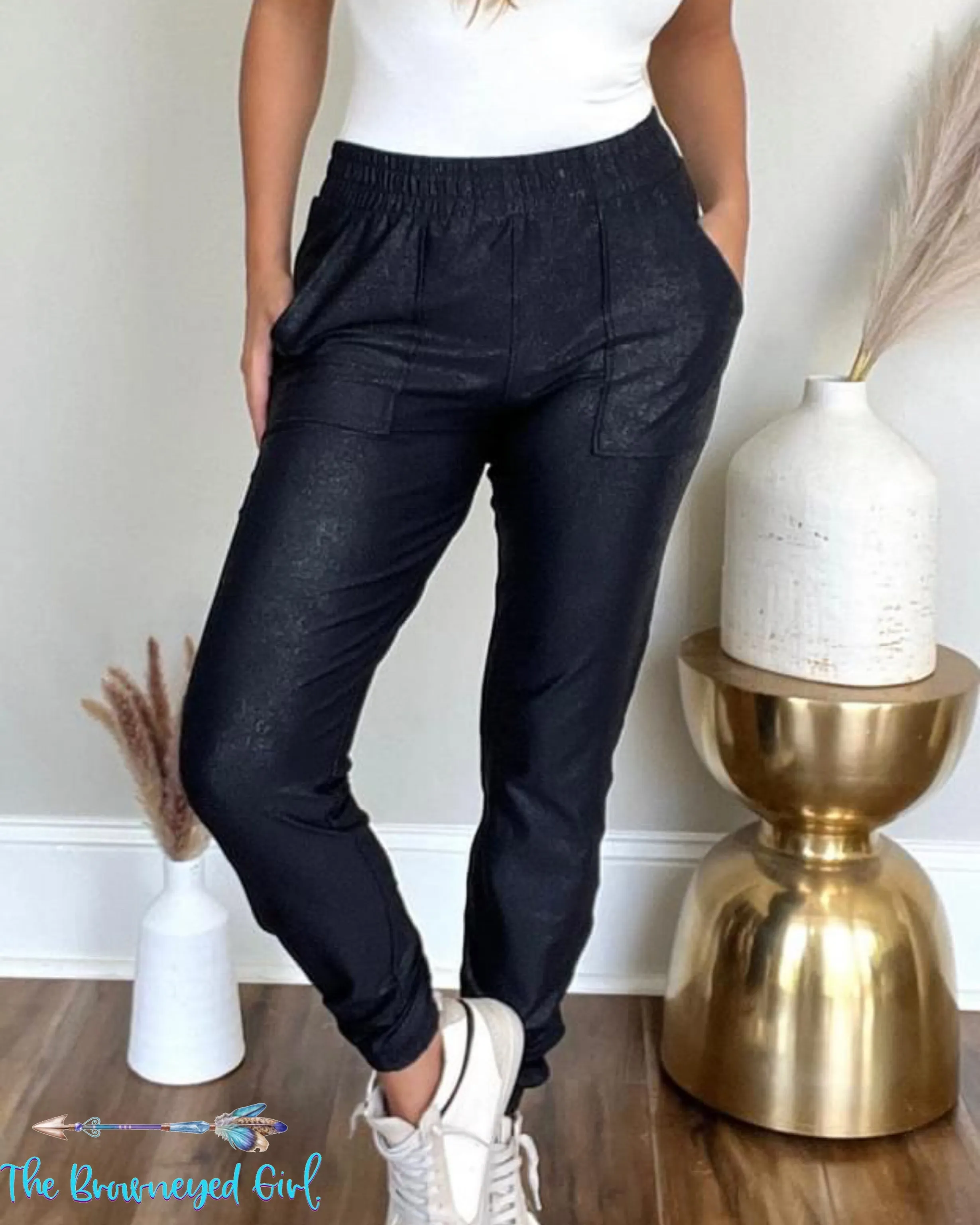 Black Pebble Joggers