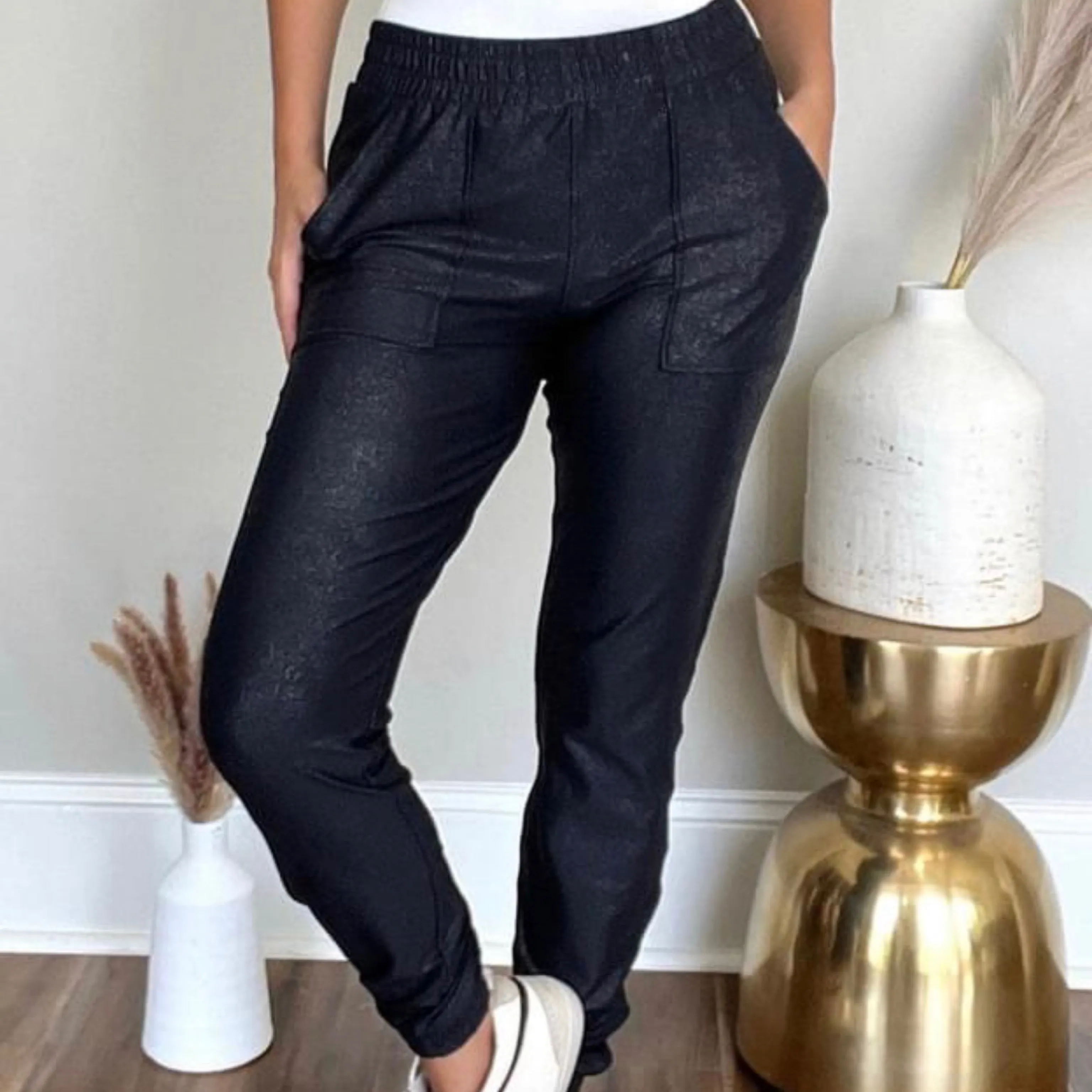 Black Pebble Joggers