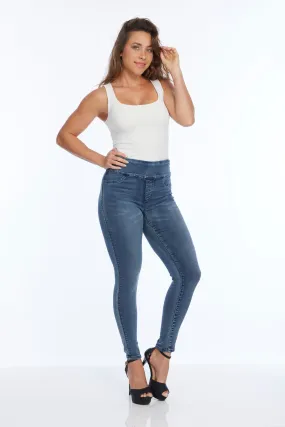 Blue Denim Jeans With Power Stretch LIOR | Jane