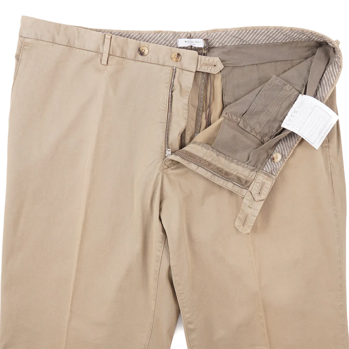 Boglioli Regular-Fit Washed Cotton Pants