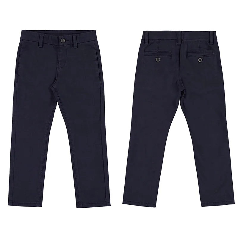 Boys Basic Chino Pant | Navy