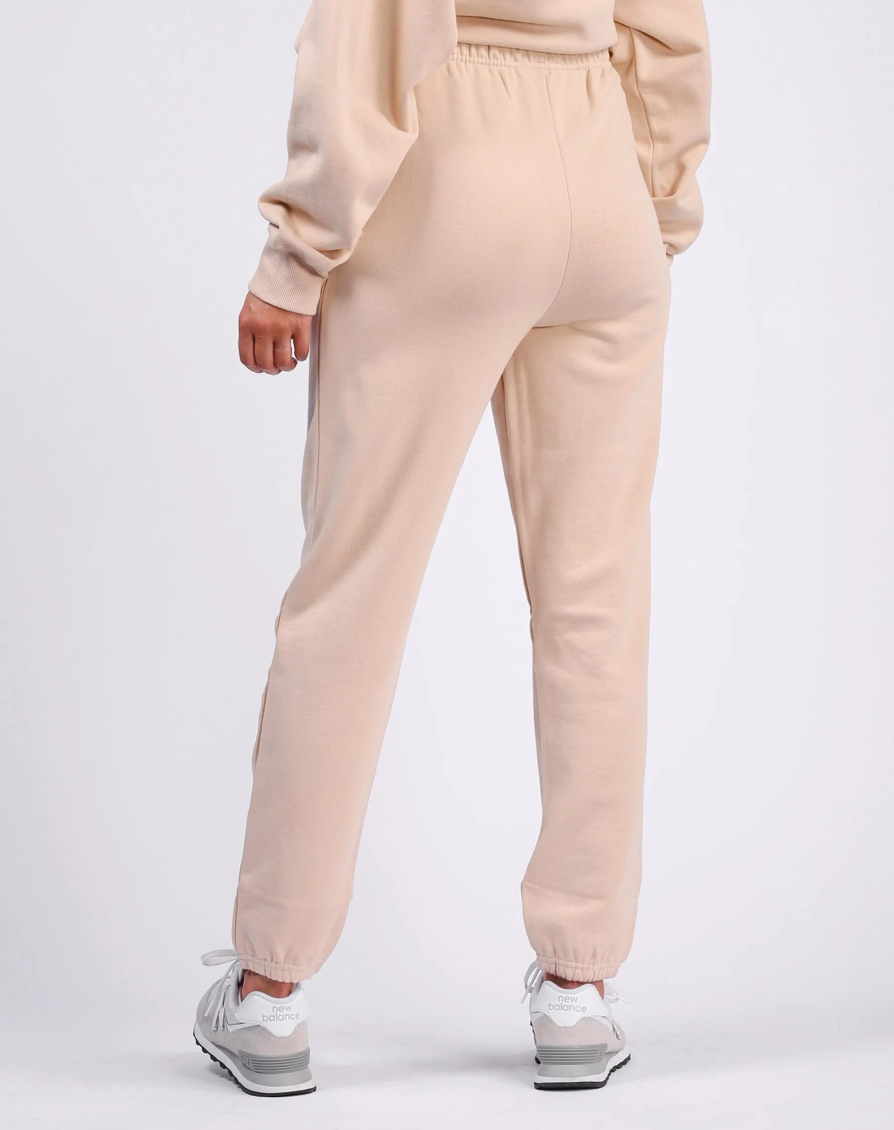 Brunette The Label Best Friend High Rise Jogger | Fern   Sand