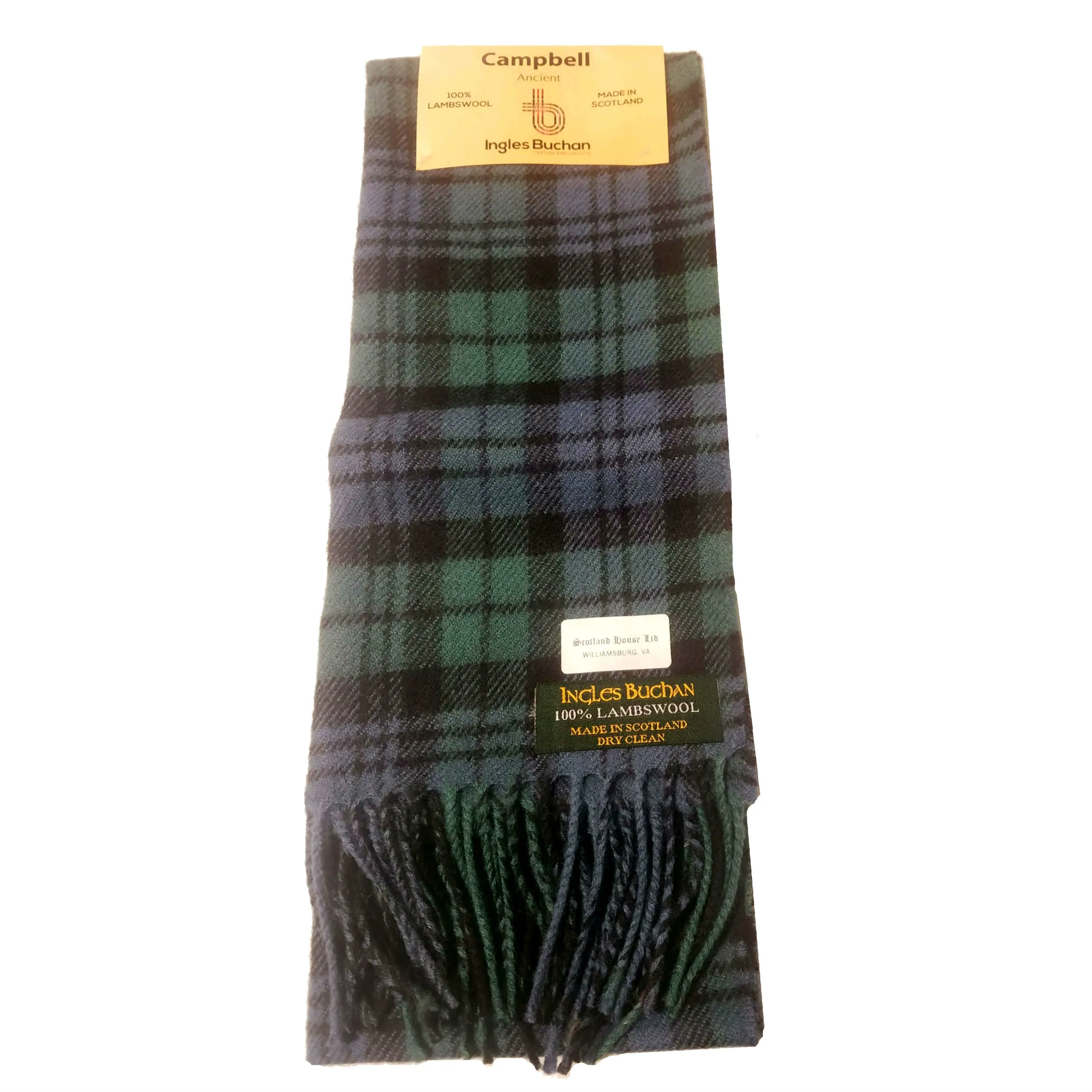 Brushed Wool Tartan Scarves [45 Tartans]