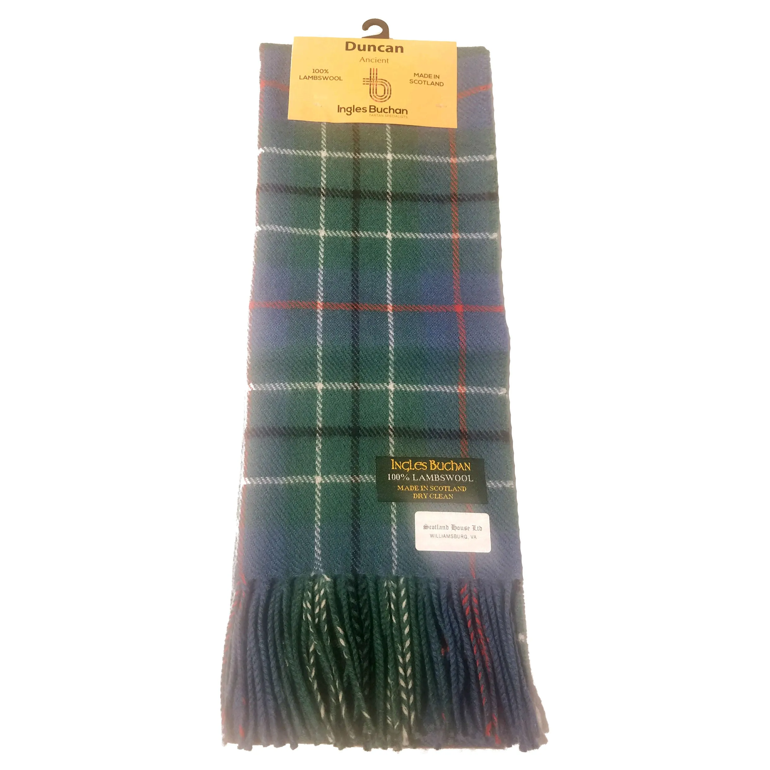 Brushed Wool Tartan Scarves [45 Tartans]