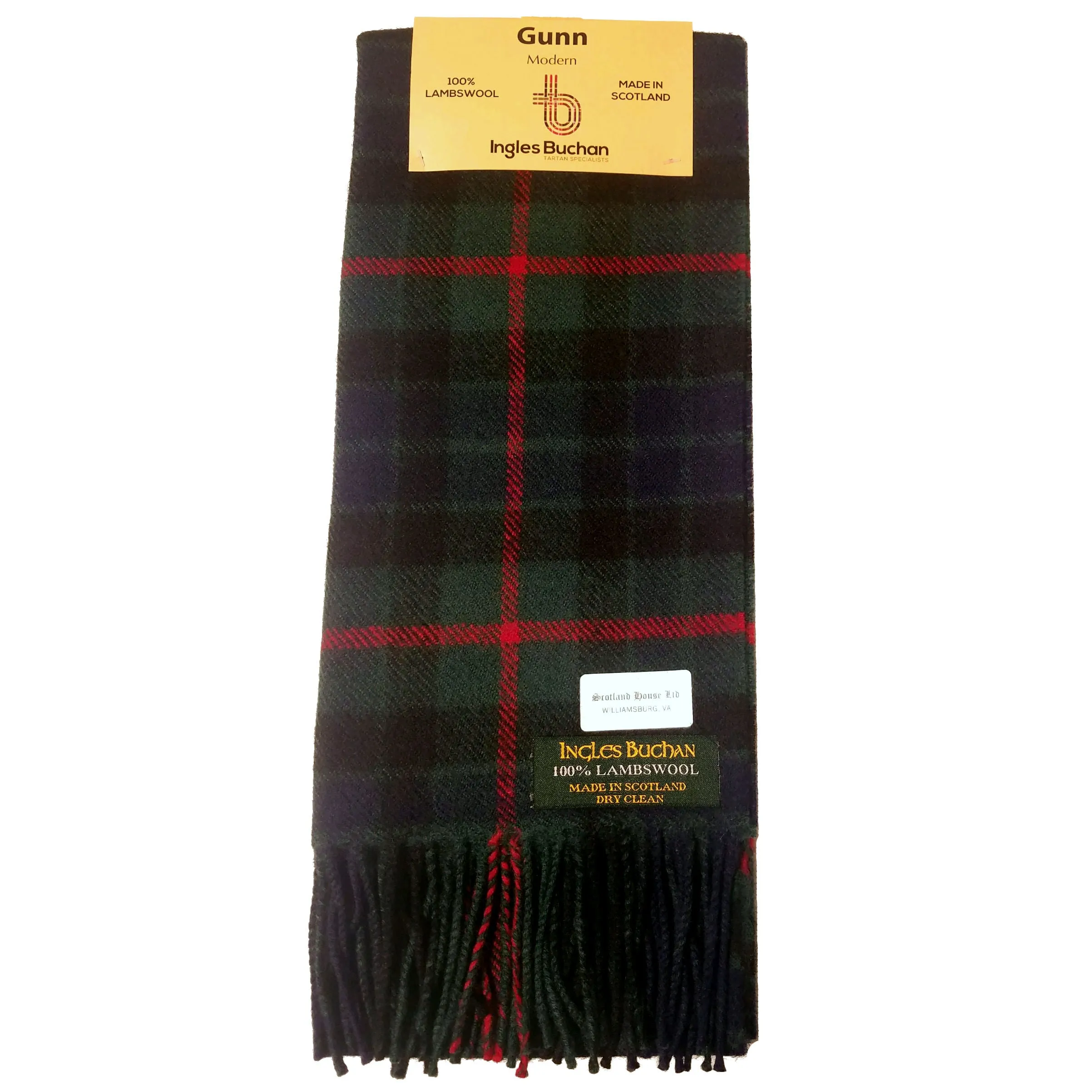 Brushed Wool Tartan Scarves [45 Tartans]