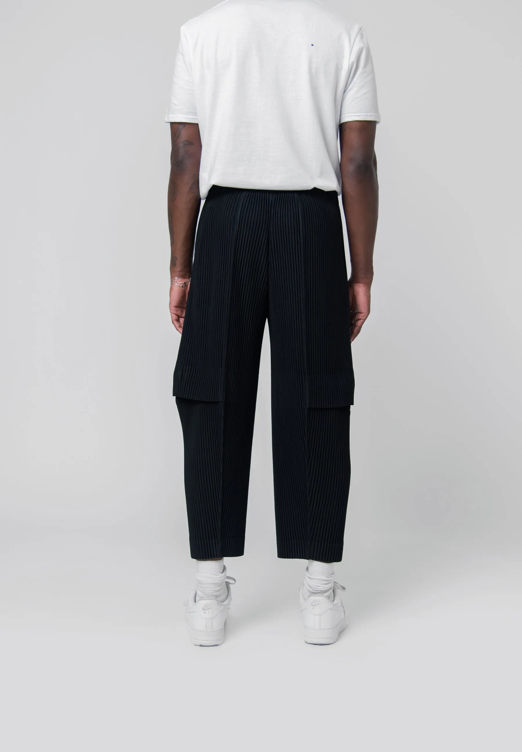 Cargo Pleated Trouser Black JF175-15