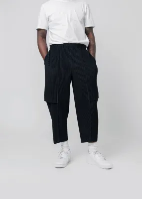 Cargo Pleated Trouser Black JF175-15