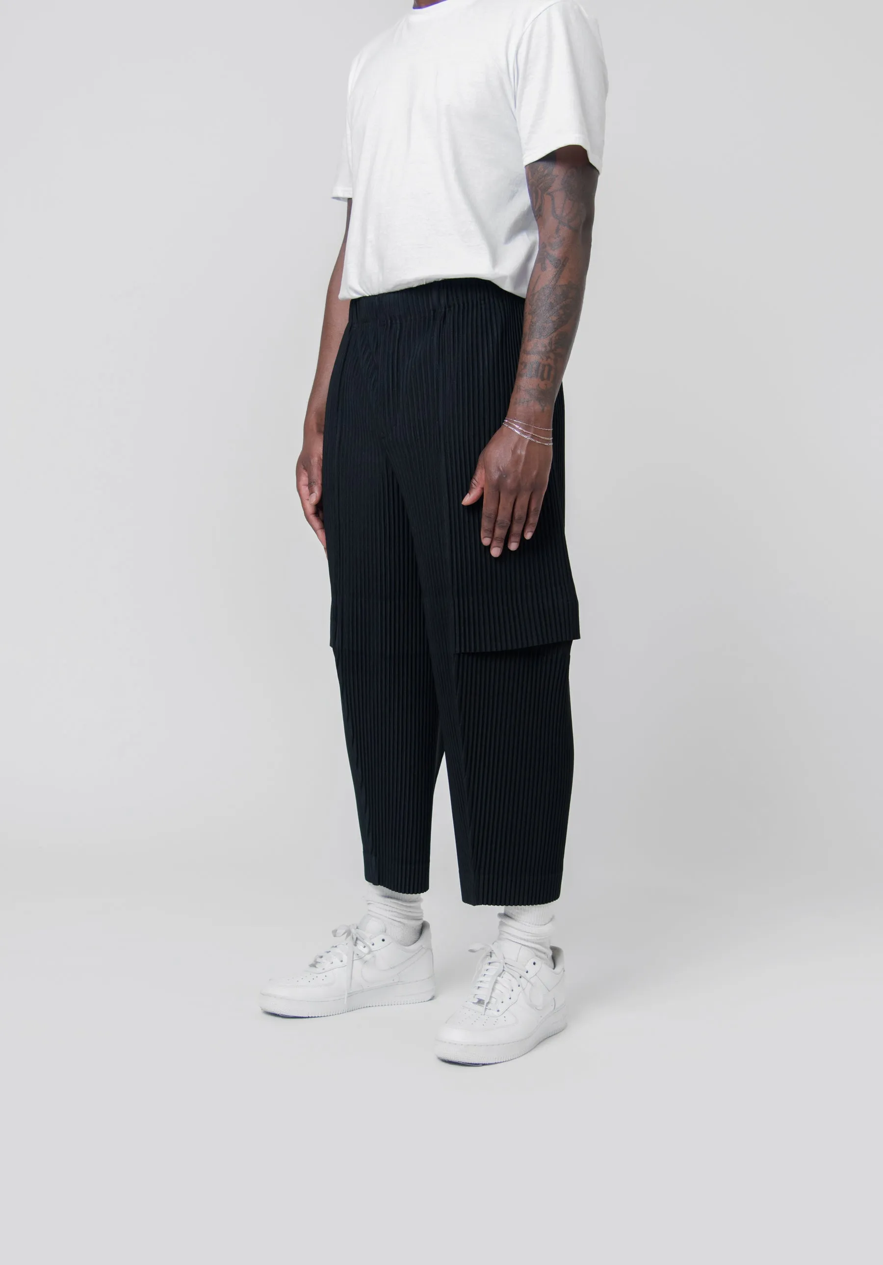 Cargo Pleated Trouser Black JF175-15