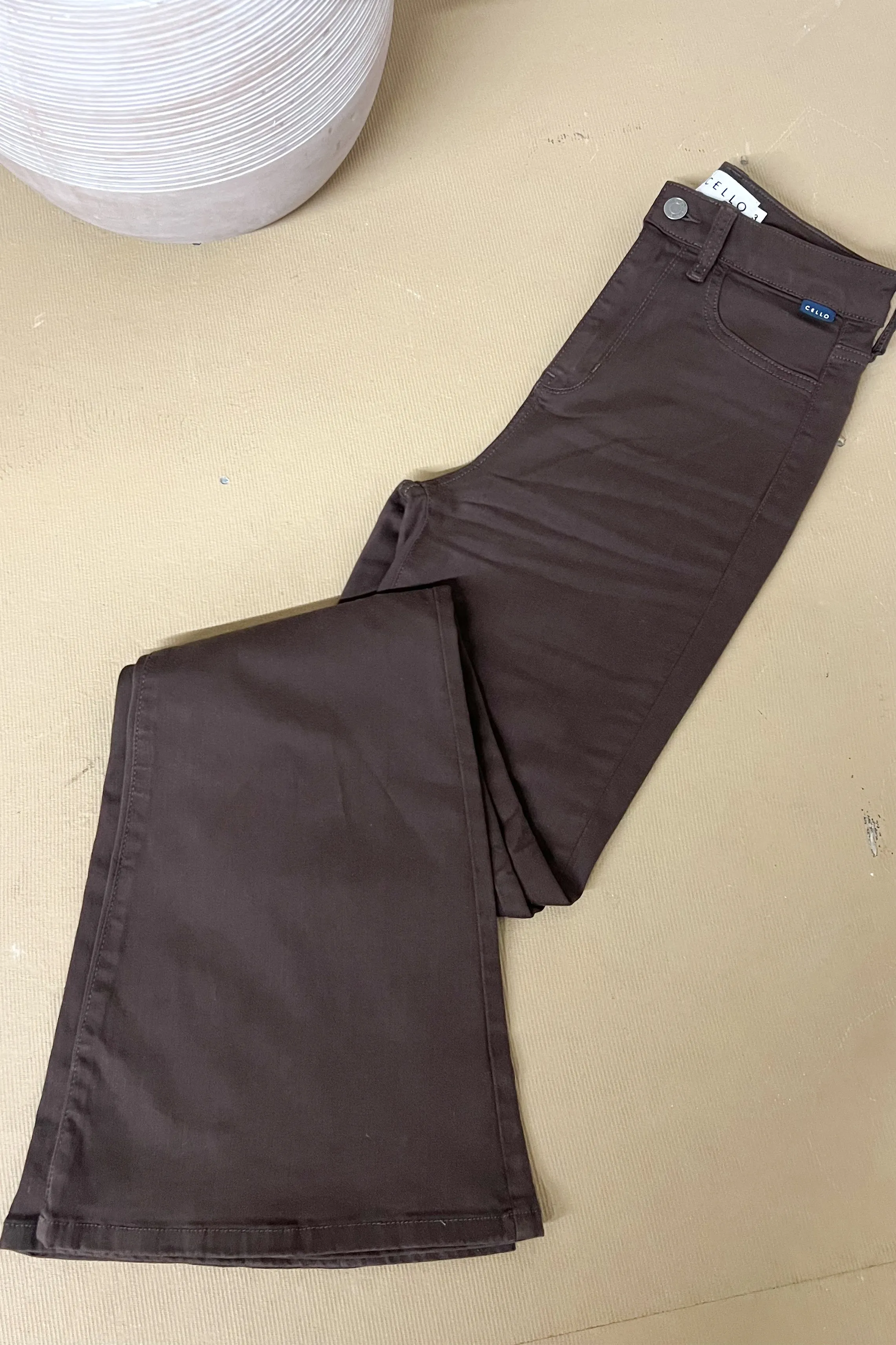 Cello Brown Flared Pants