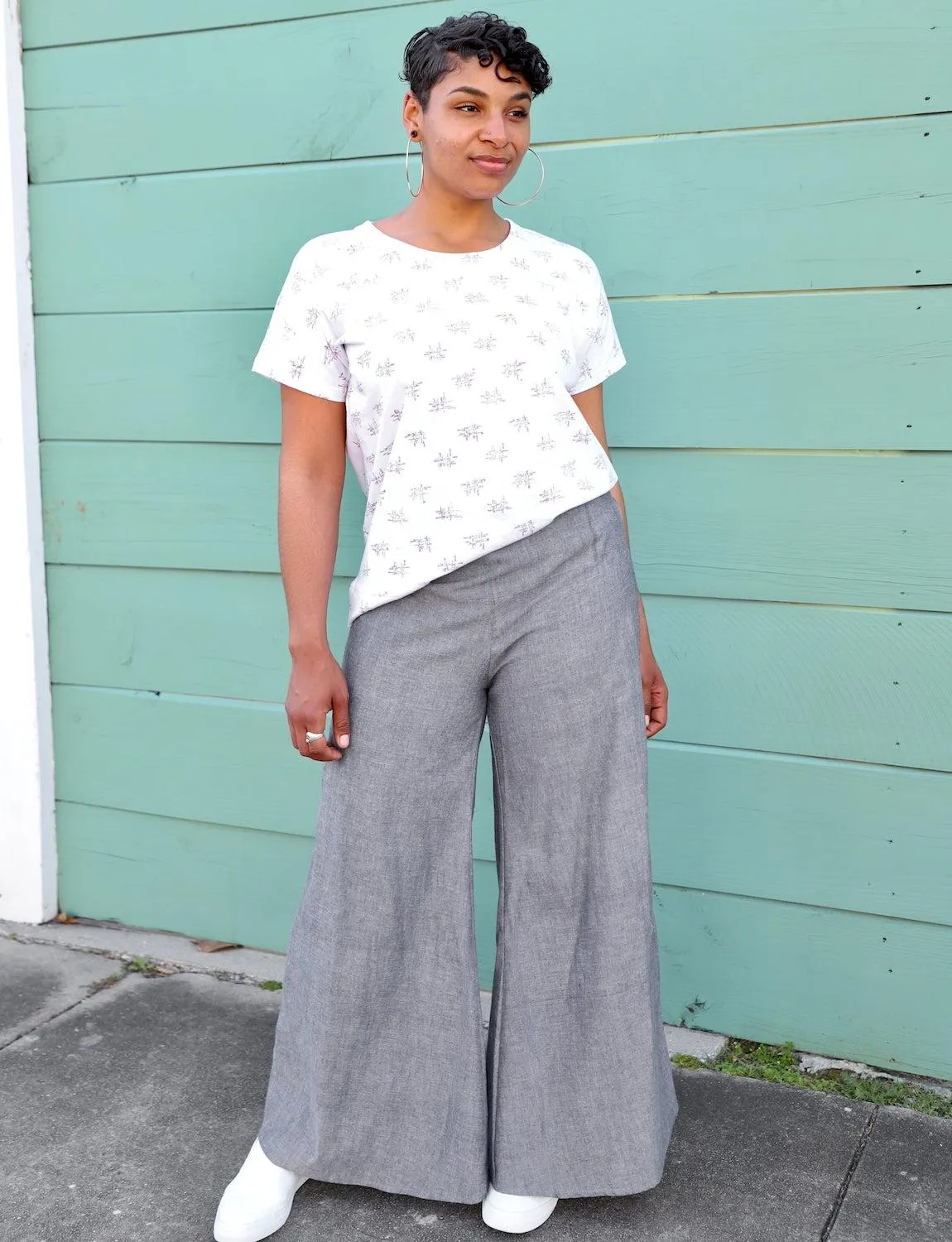 Chambray Pants