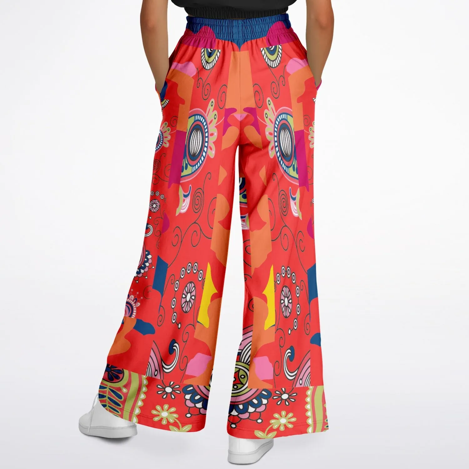 Chili Pepper Camo Paisley Eco-Poly Stretchy Phat Bellbottoms