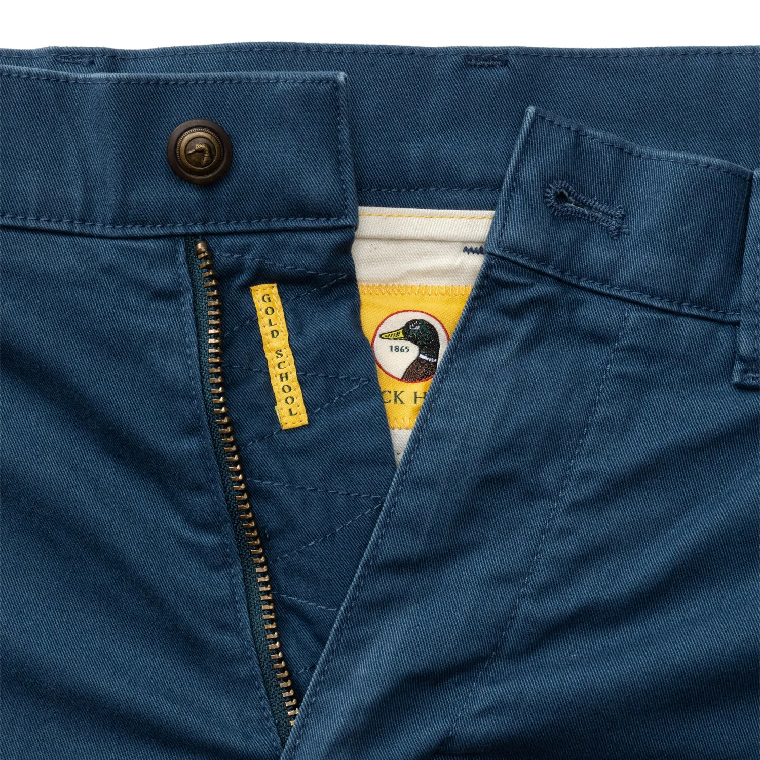 Classic Fit Gold School Chino - Dark Indigo