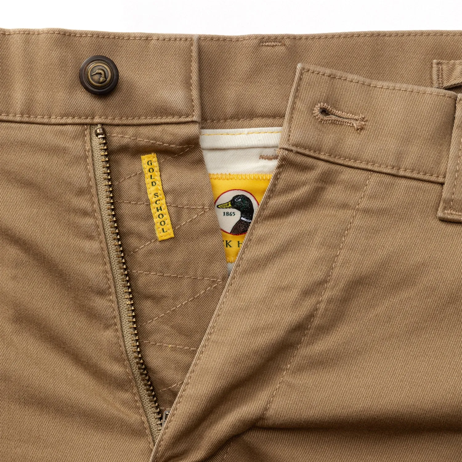 Classic Fit Gold School Chino - Toasted Khaki