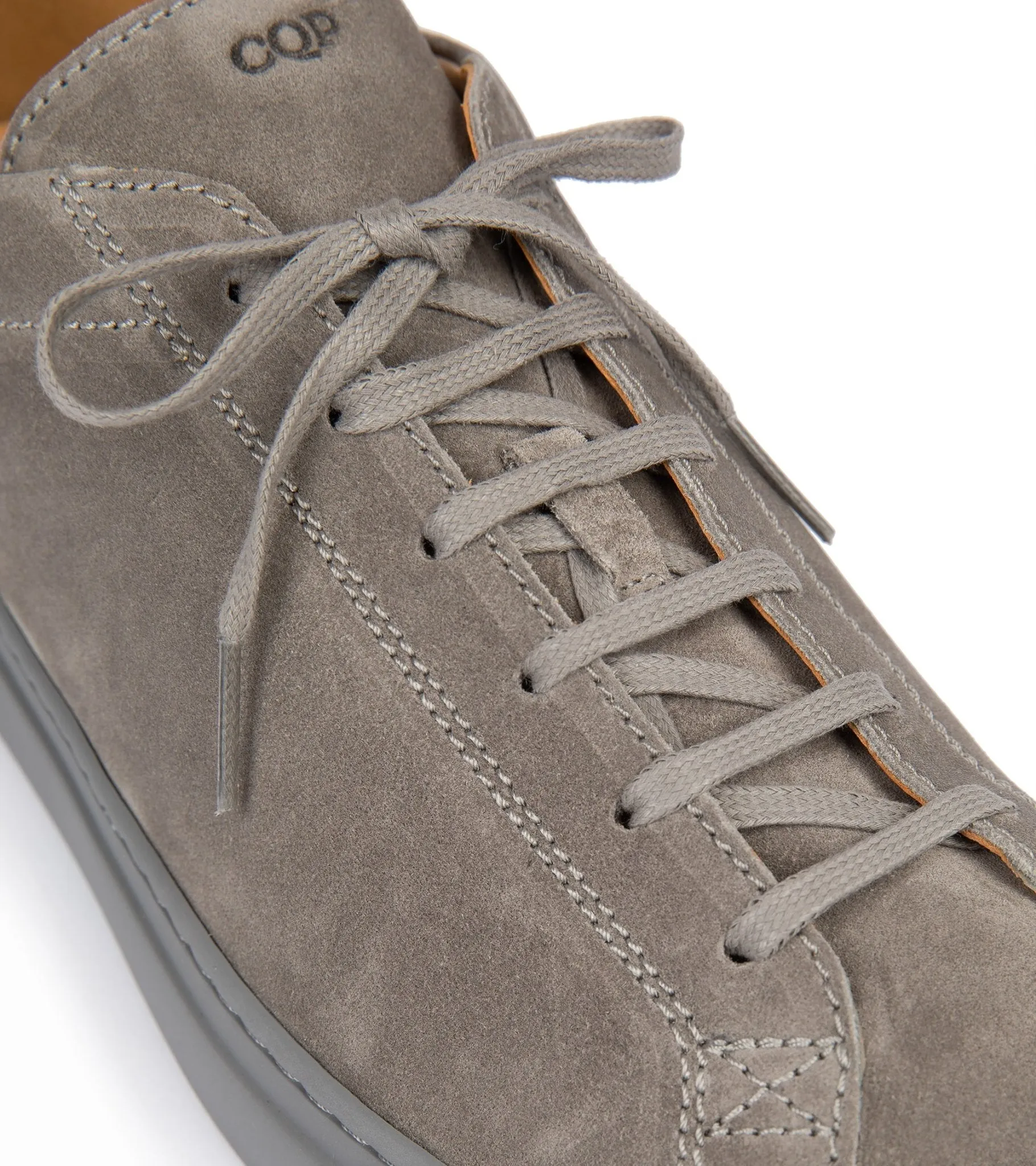 CQP Racquet Sr Suede Sneaker: Granite