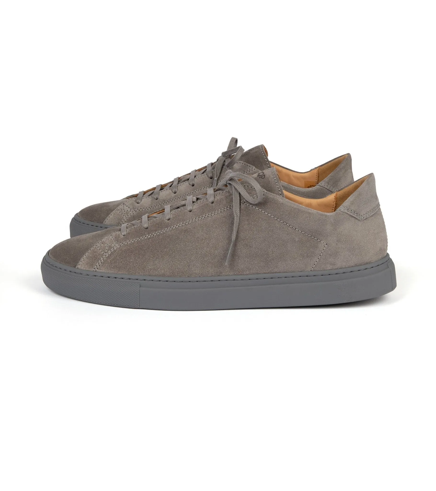 CQP Racquet Sr Suede Sneaker: Granite