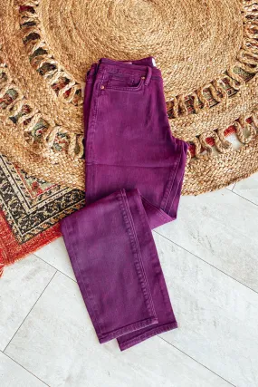 Dear John Plum Gisele Skinnies| FINAL SALE