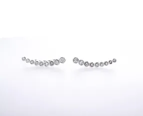 Diamond Gradual Climber Earrings