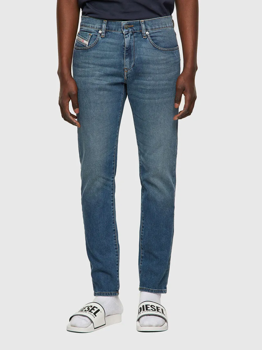 Diesel D-Strukt Jeans - Washed Blue Denim