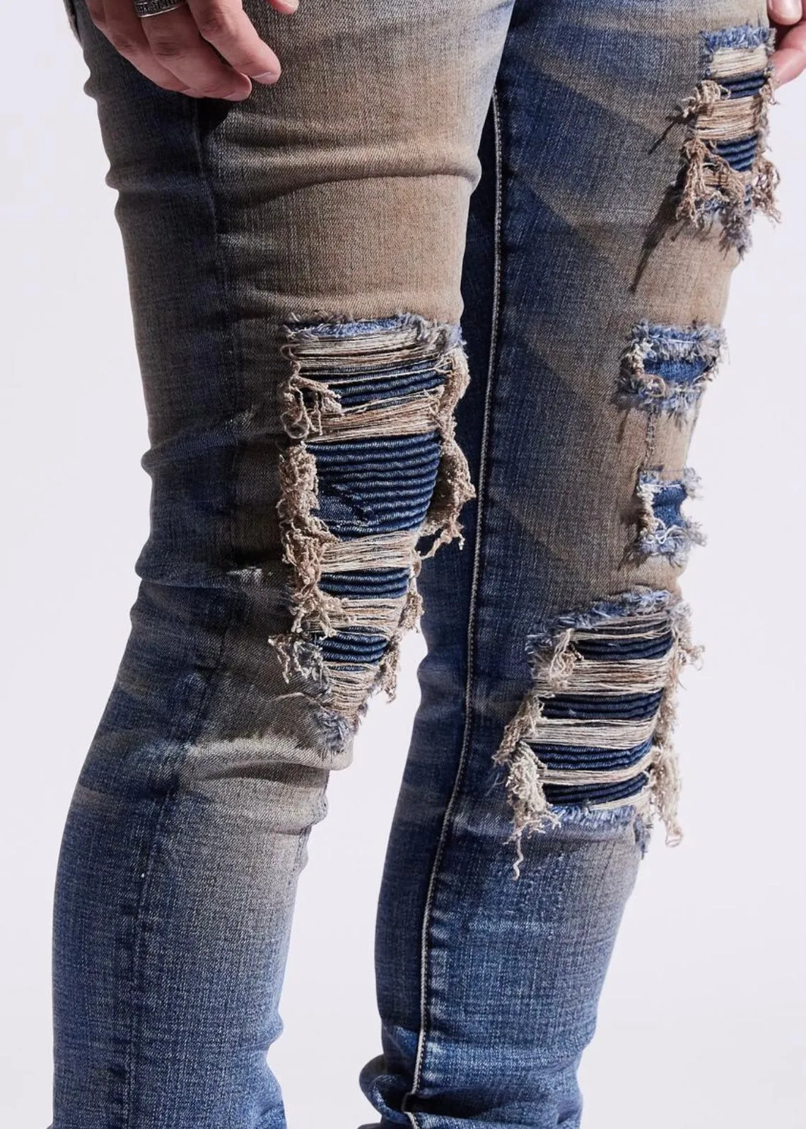 Embellish NYC Ethan Rip & Repair Jeans (003)