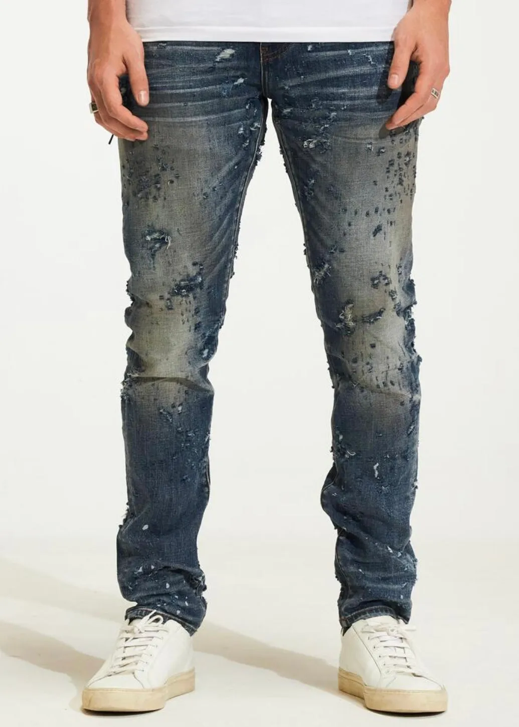 Embellish NYC Owen Indigo Jeans (218)