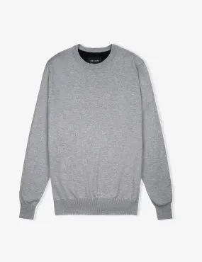 Everyday Wool Crew Knit - Grey Marle