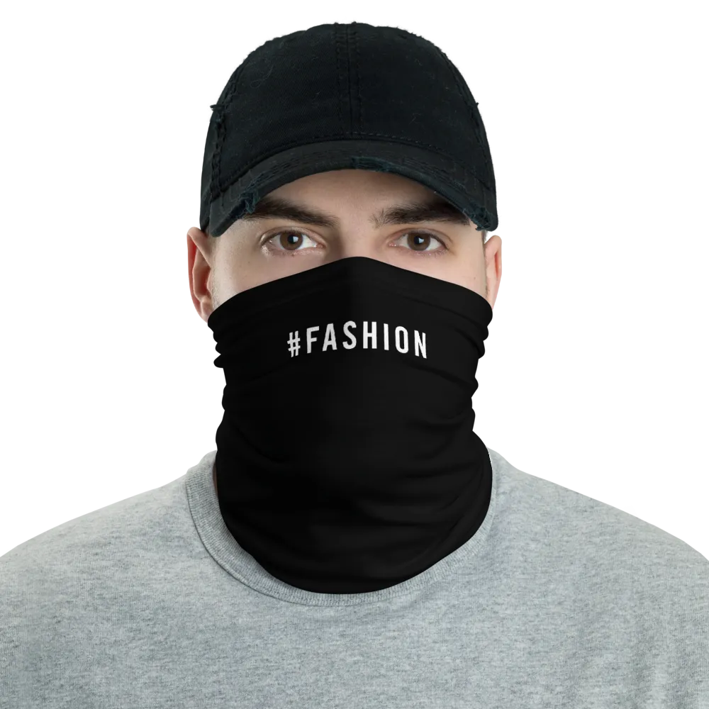 #FASHION Hashtag Neck Gaiter