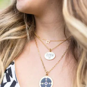 Find Your True North Charm Necklace