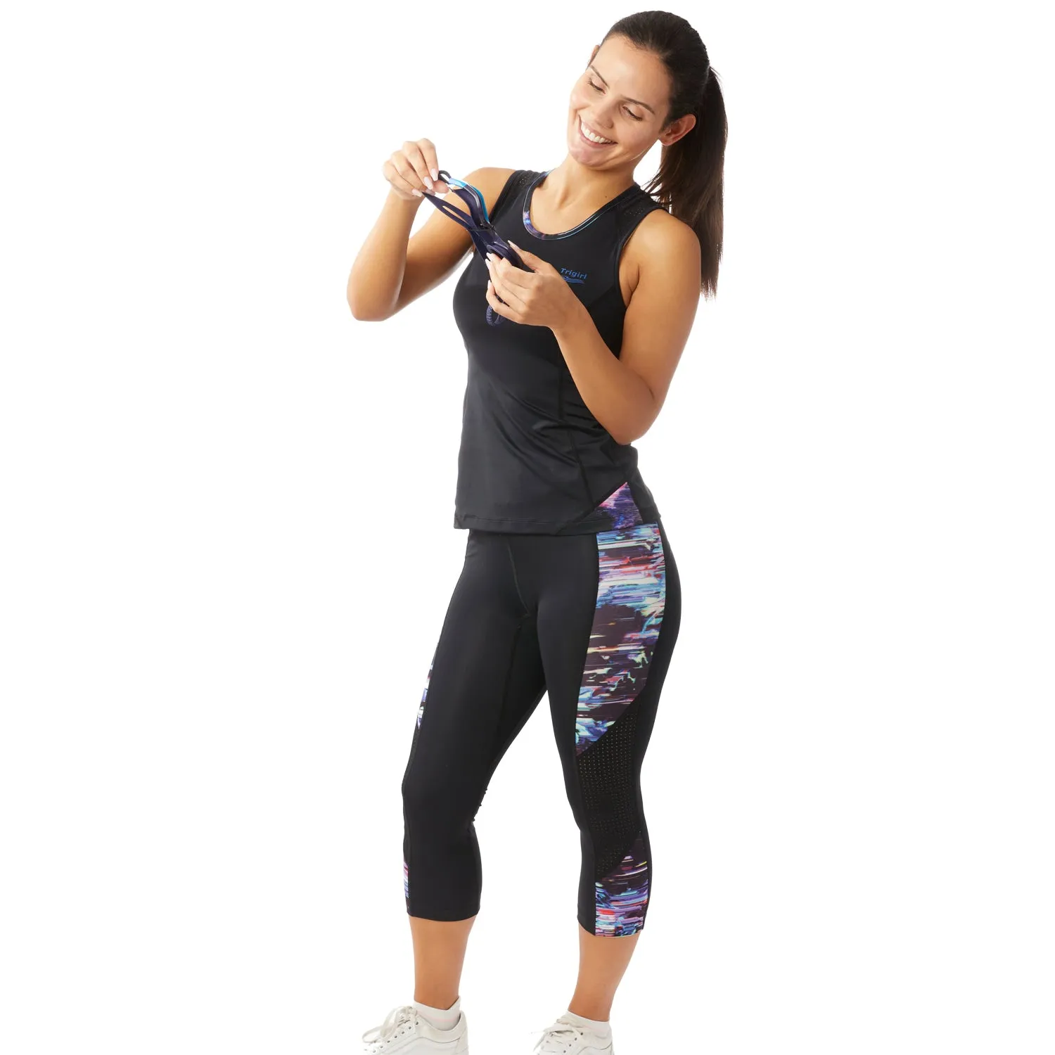 Funky & Gait Tri Top and Tri Capri Set