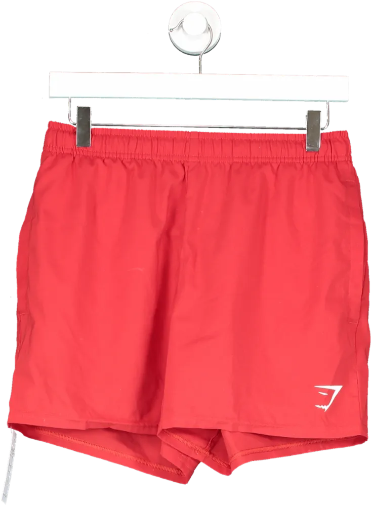 gymshark Red Lightweight Shorts UK S