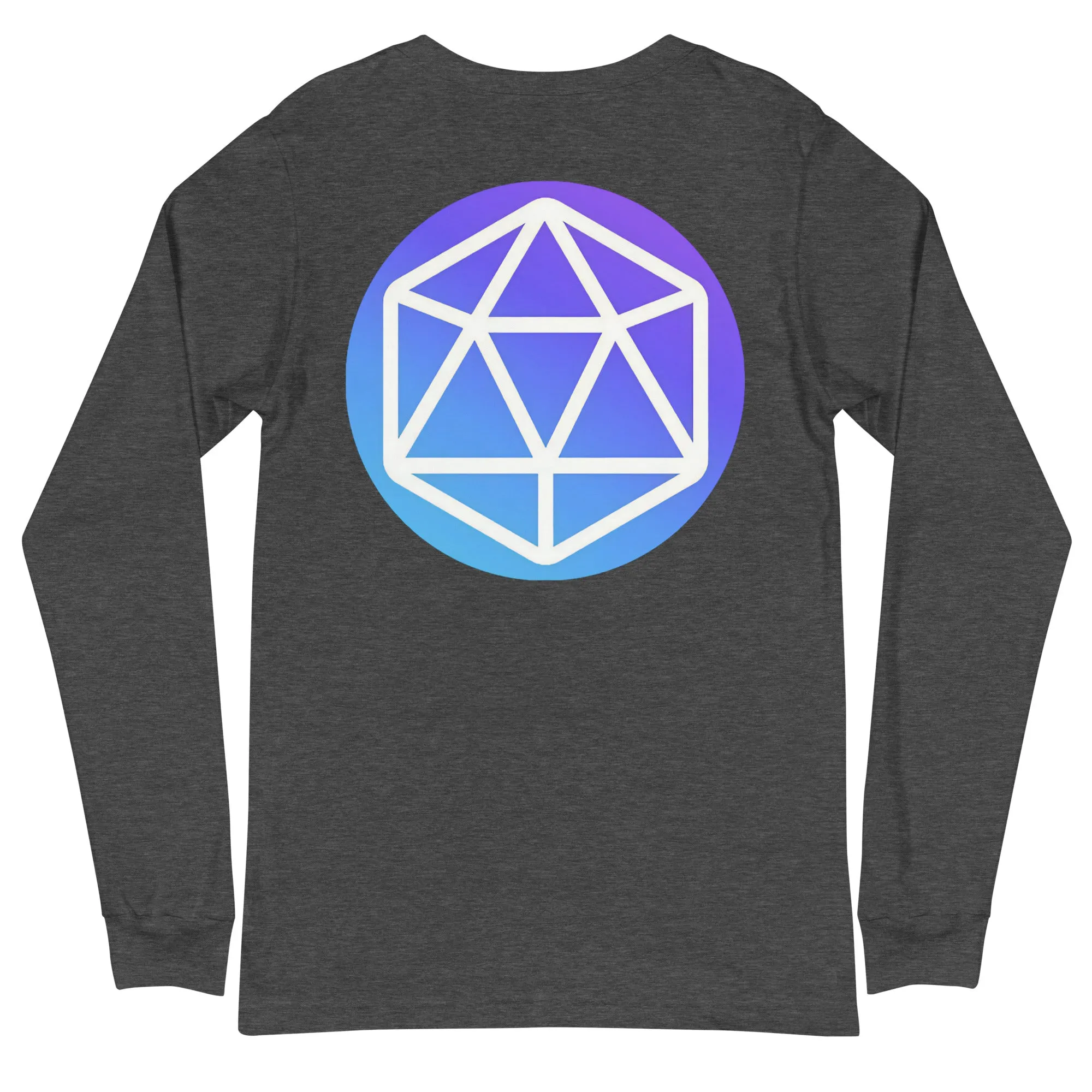 Hedron Unisex Long Sleeve Tee (Front & Back)