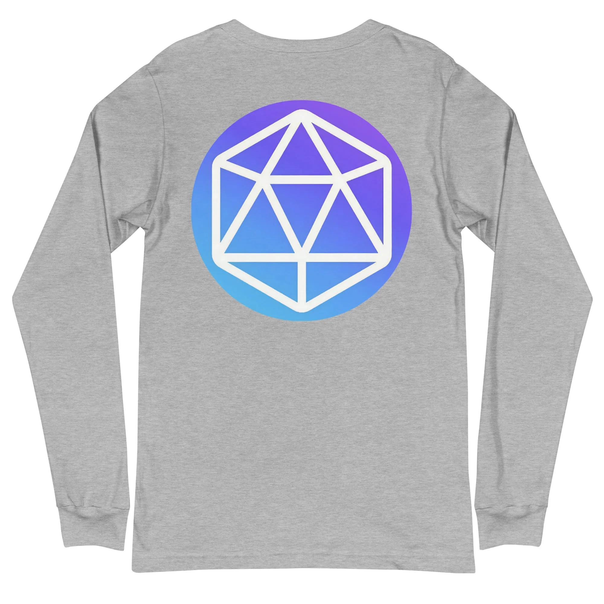 Hedron Unisex Long Sleeve Tee (Front & Back)