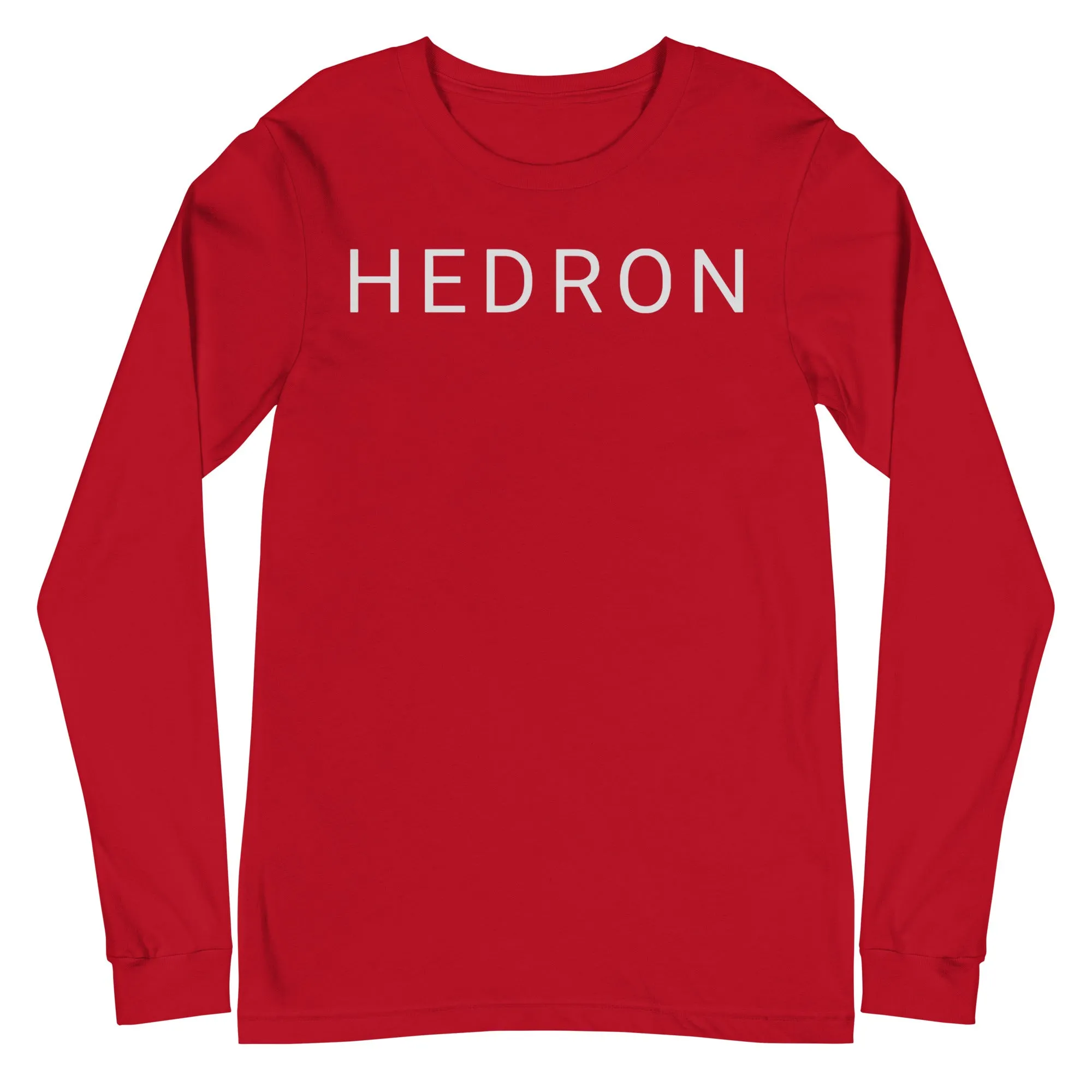 Hedron Unisex Long Sleeve Tee (Front & Back)