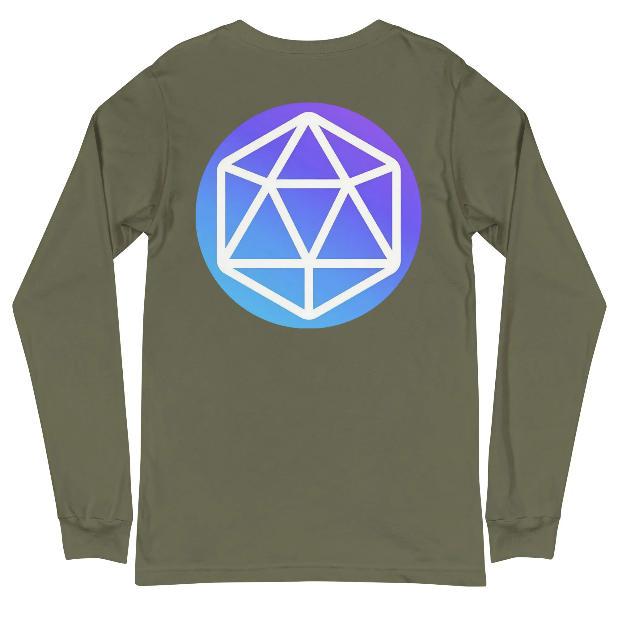 Hedron Unisex Long Sleeve Tee (Front & Back)