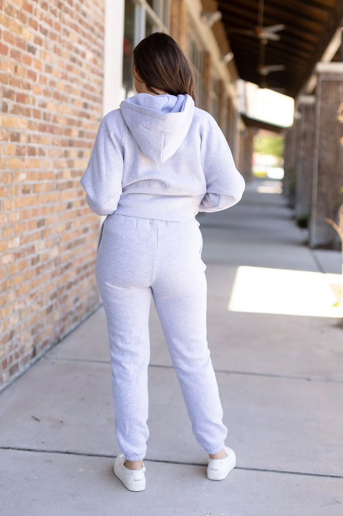 IN STOCK Cozy Joggers - Light Grey