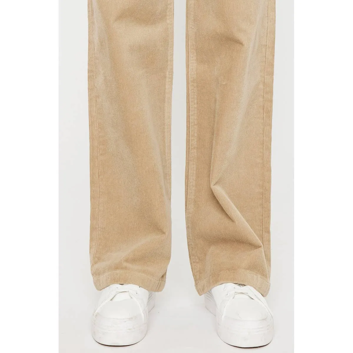 Kan Kan Ultra High Rise - Khaki Corduroy Pants