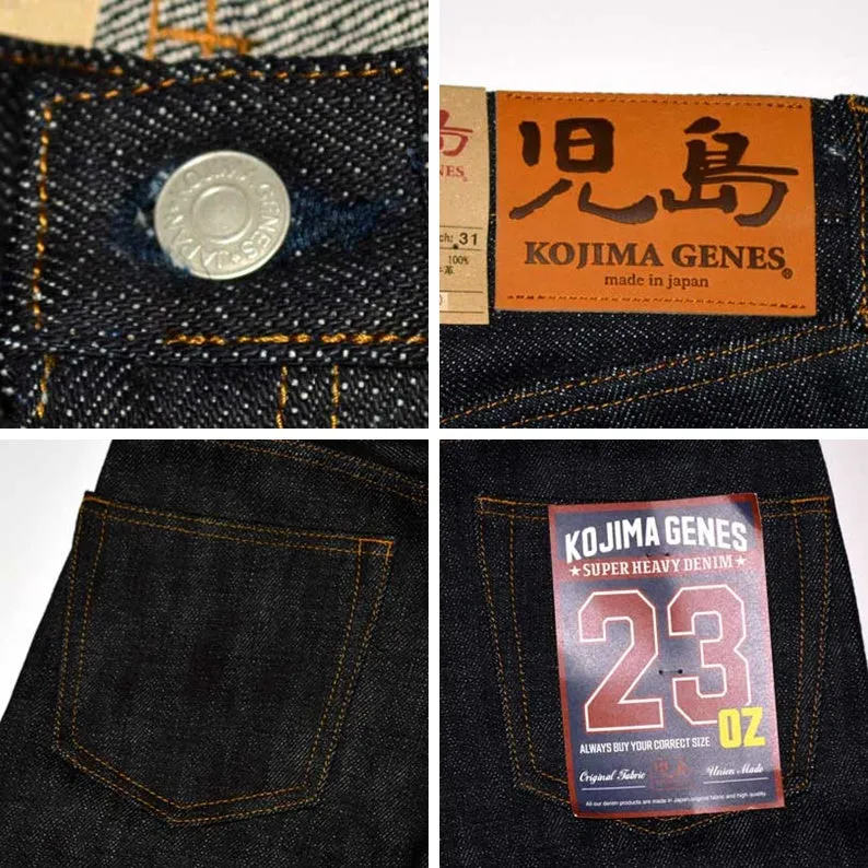 Kojima Genes RNB-108R 23oz Heavyweight Selvedge Denim Regular Straight Jeans