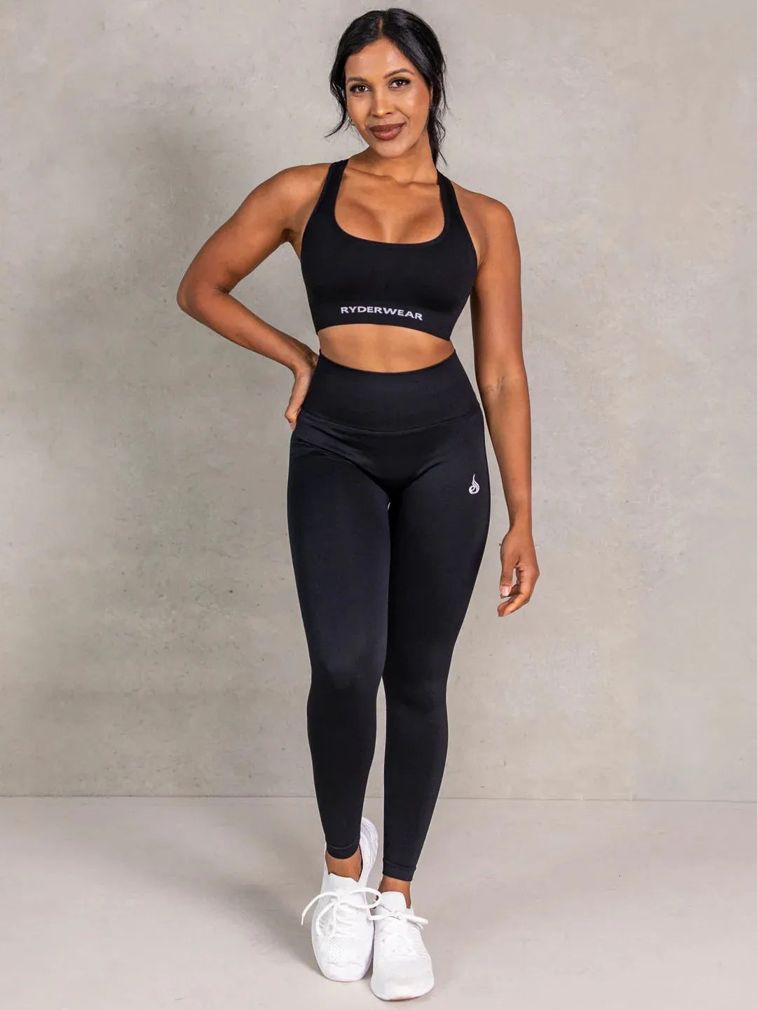 LIFT BBL SCRUNCH SEAMLESS LEGGINGS BLACK