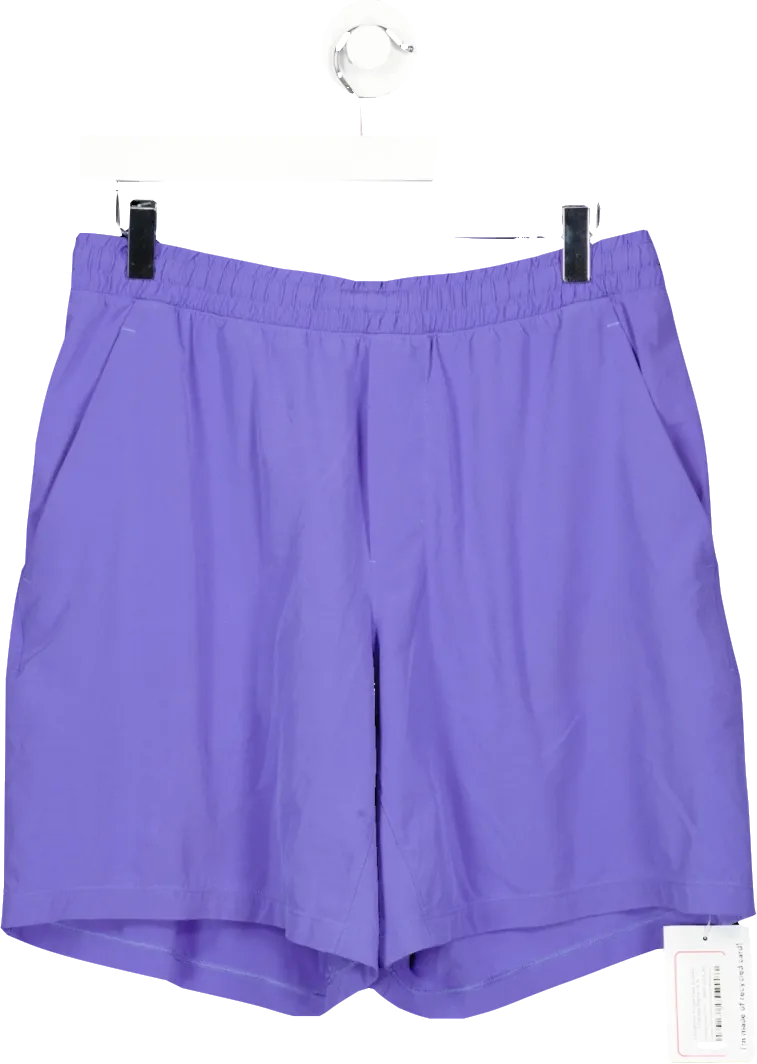 Lululemon Purple Pace Breaker Linerless Shorts UK M