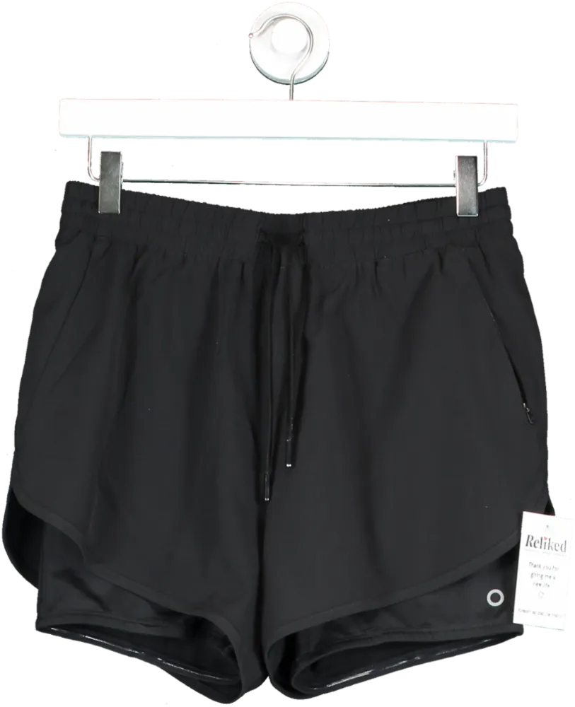 M&S Black Good Move Active Shorts UK 8