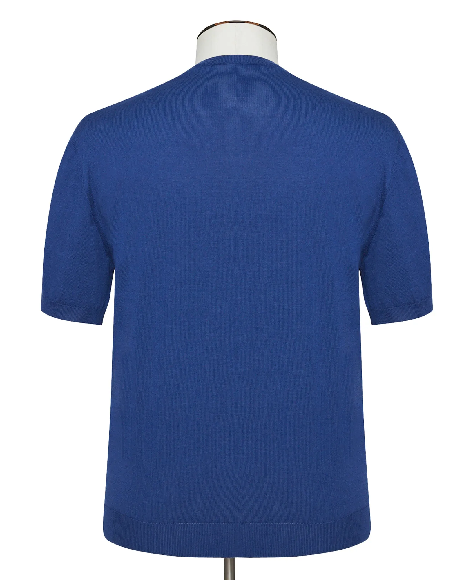 Marine Blue Ribbed T-Shirt