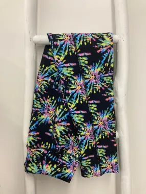 Neon Flakes in Athleisure Leggings