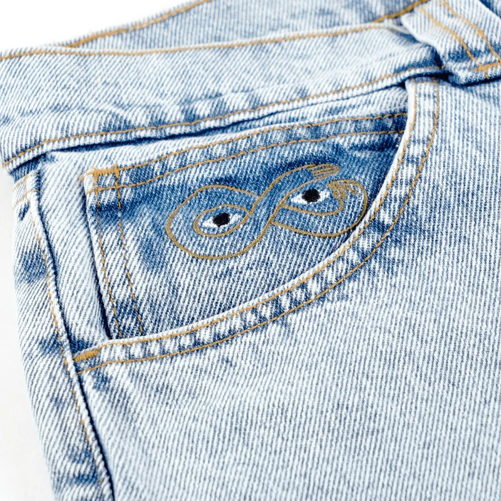 OG denim pants - Washed denim